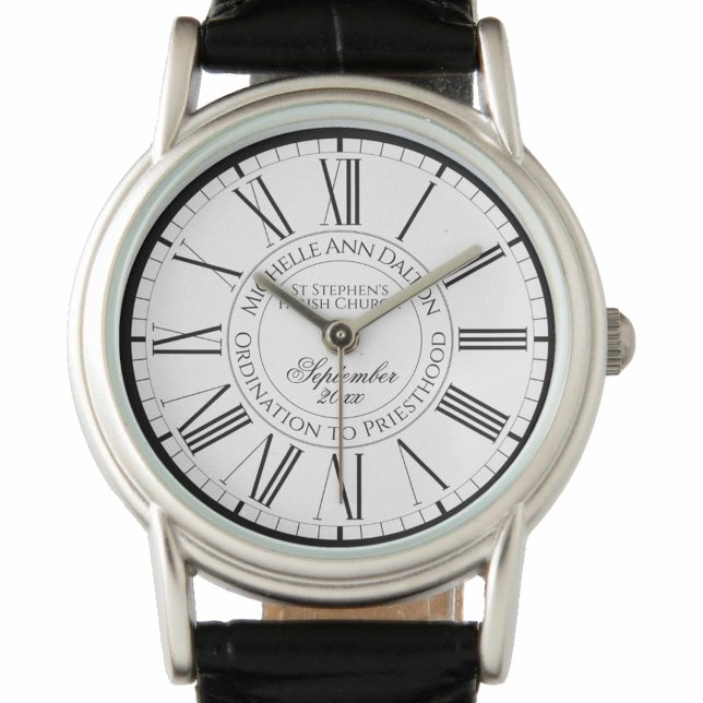 Montre Ordination à la prêtrise Veille personnalisée (Créateur téléchargé)
