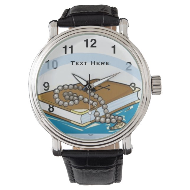 Montre Ordination du prêtre Anniversaire cadeau personnal (devant)