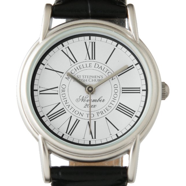 Montre Ordinations à la prêtrise personnalisées (Close up
)