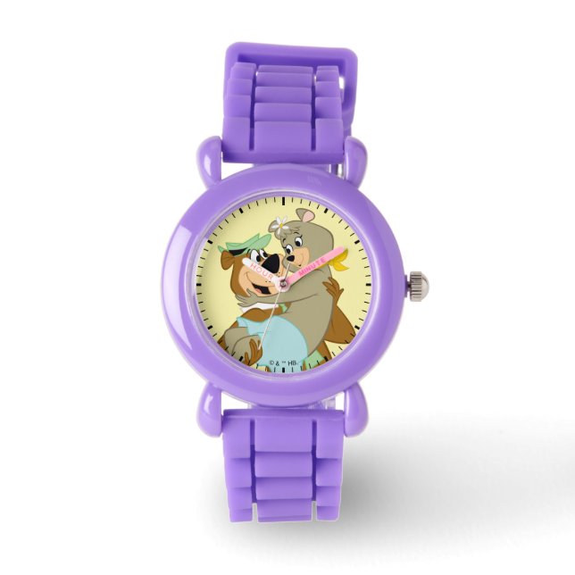 Montre Ours de Yogi portant un ours de Cindy (Recto)
