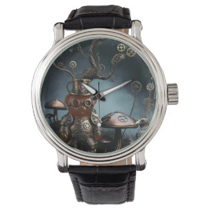 Montre Ours en gomme à l'horlogerie victorienne Corbeau m