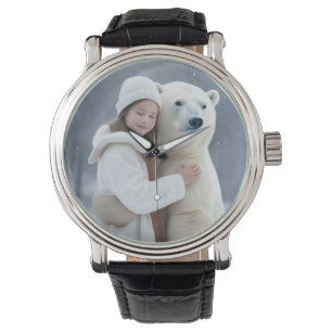 Montre Ours polaire et fille
