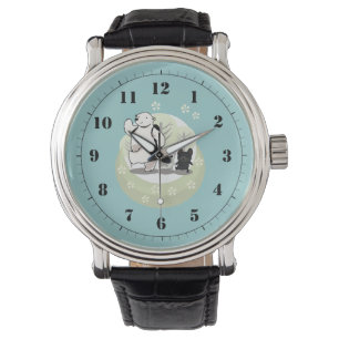 Montre ours randonnée-polaire et taureaux français
