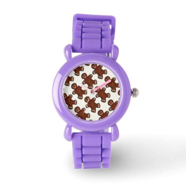Montre Pain d'épices Homme Cookies Noël Fêtes de Noël (Recto)
