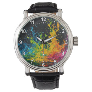 Montre Paint coloré