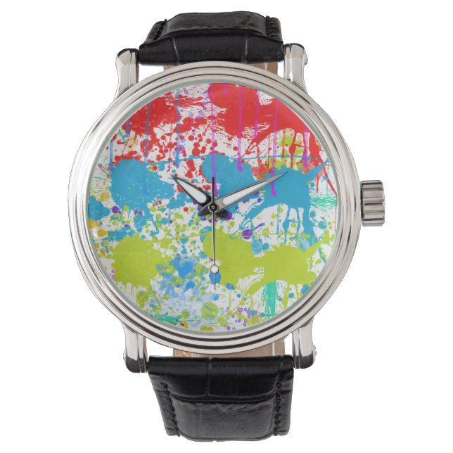 Montre Paint Splatter (devant)