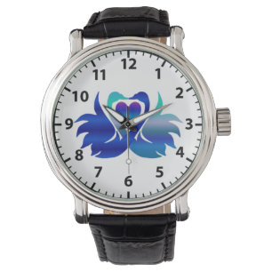 Montre Paire de cygnes aimés (Hansa puuttuwa)
