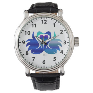 Montre Paire de cygnes aimés (Hansa puuttuwa)