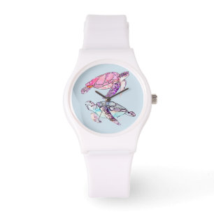 Montre Paire de tortues de mer colorée