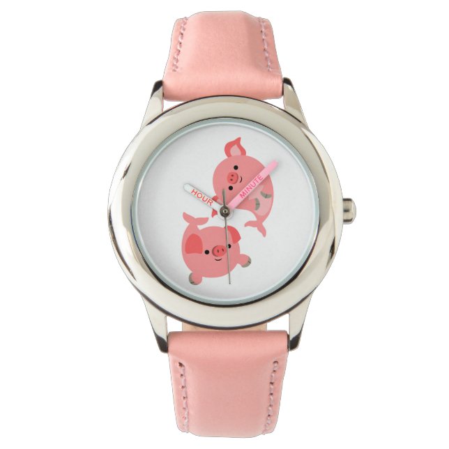 Montre Paire mignonne de Mercos de dessin (devant)