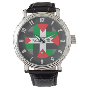 Montre Palestine Football Soccer Ball Watch