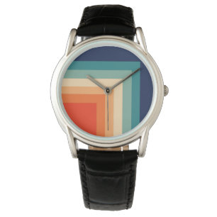 Montre Palette couleur les années 70 rétro