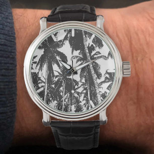 Montre Palmiers à la conception pointue