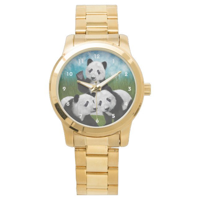 Montre Panda Bear Cub Love (devant)