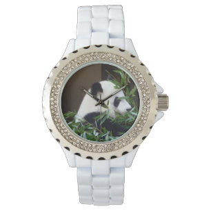 Montre Panda Bear Watch, Rhinestone féminin