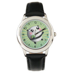 Montre Panda ronde mignonne