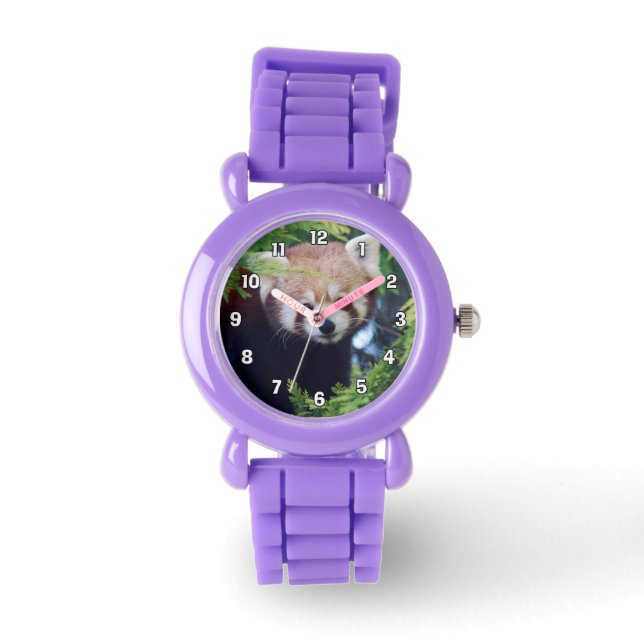 Montre Panda rouge (Recto)