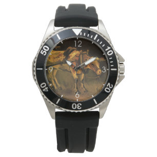 Montre Panier avec boeuf rouge et blanc (Vincent van Gogh
