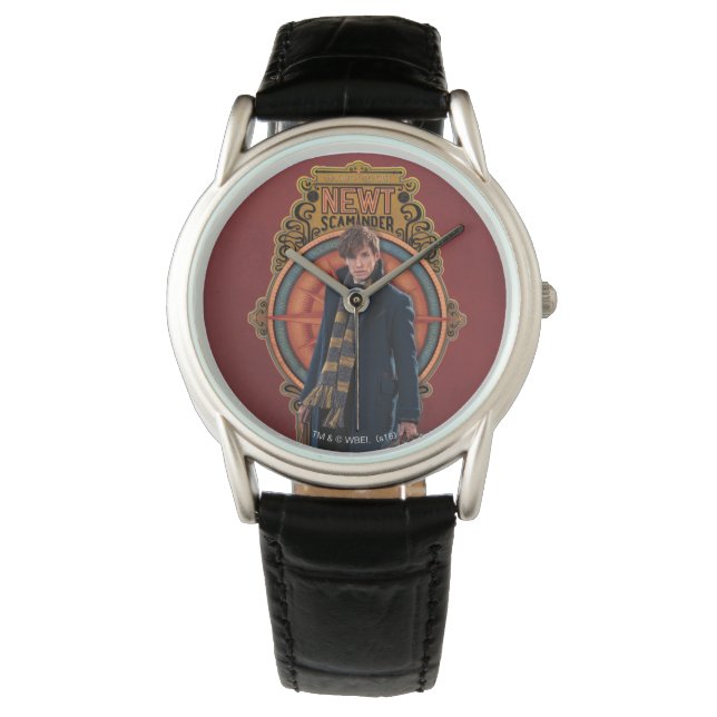 Montre Panneau Art nouveau permanent NEWT SCAMANDER™ (devant)