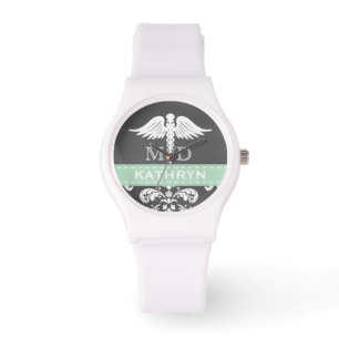 MONTRE PANNEAU DE CHALKBOARD CADUCEUS DU MÉDECIN PERSONNA