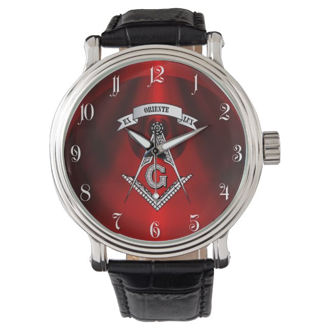 Montre Panneau franc-maçonnerie (devant)