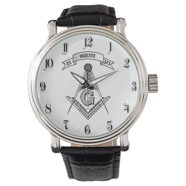 Montre Panneau franc-maçonnerie (devant)