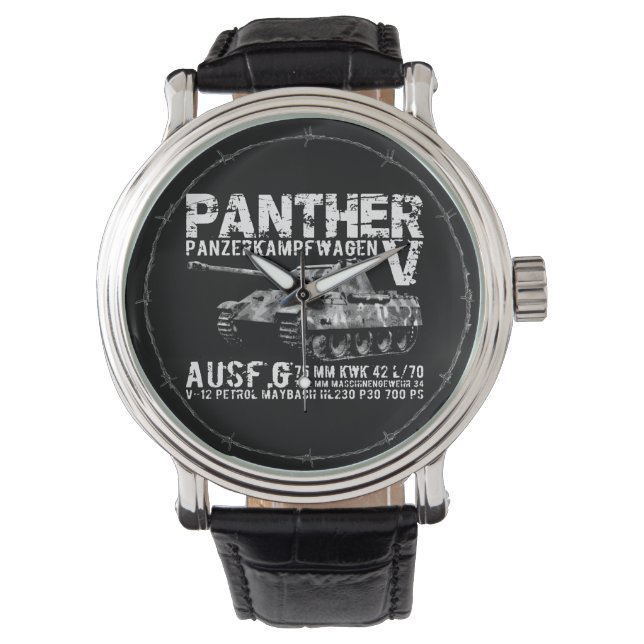Montre Panther Tank eWatch (devant)