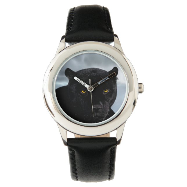 Montre Panthère noire (devant)