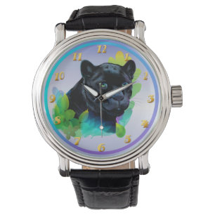 Montre PANTHÈRE NOIRE et JUNGLE de MÉLANGE
