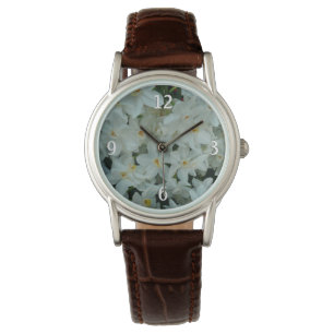 Montre Paperwhite Narcissus Fleurs blanches délicates