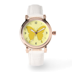 Montre Papillon en impression d'éclatement d'étoile - jau