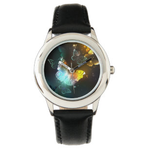 Montre Papillon lumineux et papillons de nuit
