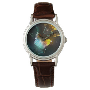 Montre Papillon lumineux et papillons de nuit