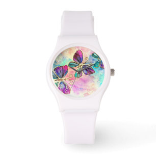 Montre Papillons colorés mignons -