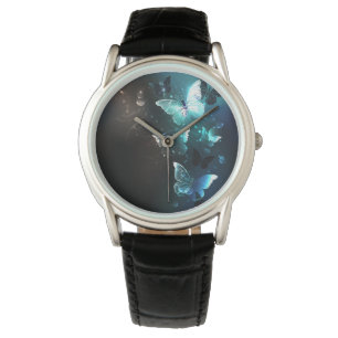 Montre Papillons de nuit à la menthe