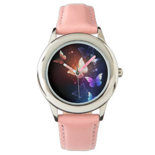 Montre Papillons de nuit lumineux