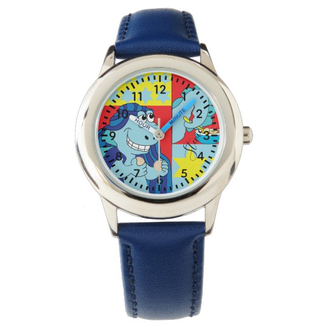 Montre Pâque Dinosaur Matzah Soup Watch Personnaliser (devant)