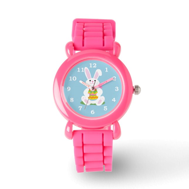 Montre Pâques ~ Joli lapin (Recto)