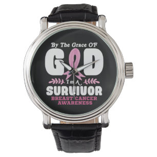 Montre Par la grâce de Dieu, je suis un survivant du canc