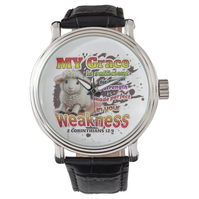 Montre Parfait dans la faiblesse (devant)