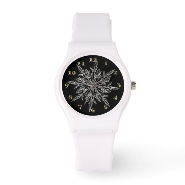 Montre Parfait flocon de neige pour Noël (Recto)