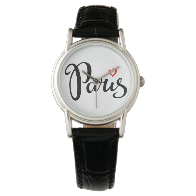Montre Paris Brush Lettering (devant)