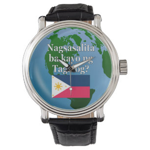 Montre Parlez-vous Tagalog ? dans le Tagalog. Drapeau et