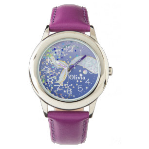 Montre Parties scintillant lunaire Plage de sirène sous l