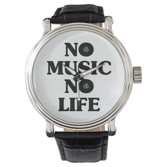 MONTRE PAS DE MUSIQUE PAS DE VIE (devant)