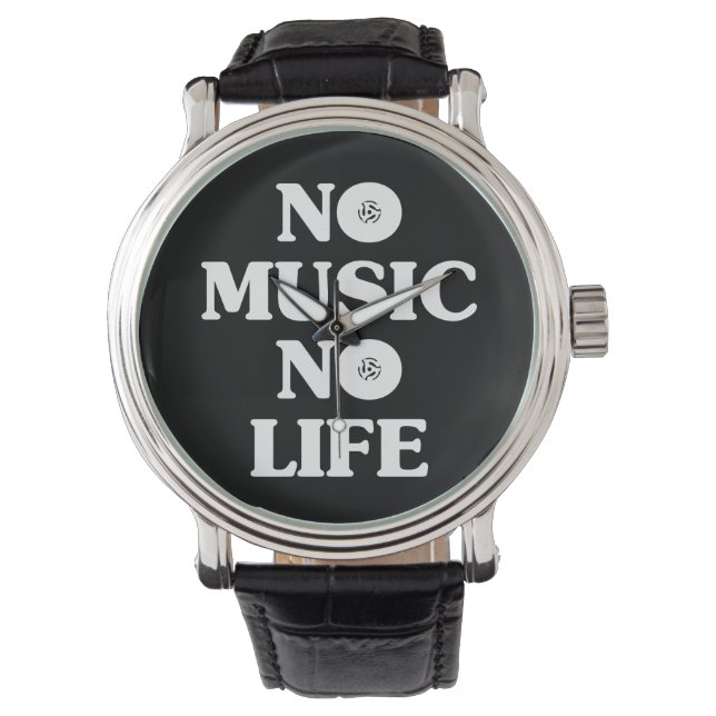 MONTRE PAS DE MUSIQUE PAS DE VIE (devant)
