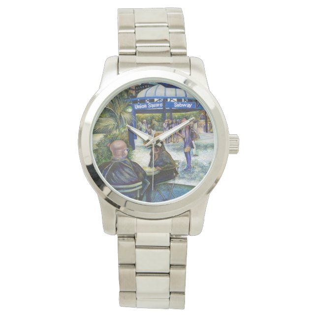 Montre Passionnés Jouer dans le parc, New York (devant)