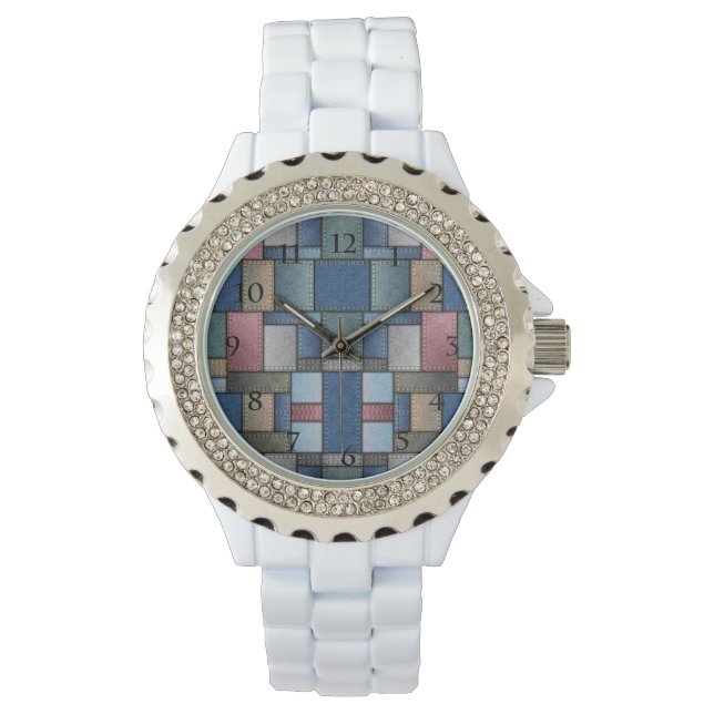 Montre Patchwork Denim (devant)