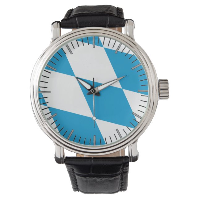 Montre patriotique avec Drapeau de Bavière, Allema (devant)