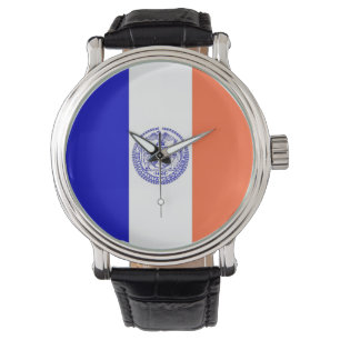 Montre patriotique avec Drapeau de New York